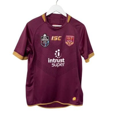 State of origin ISC Unisex shirt Size S Maroon 