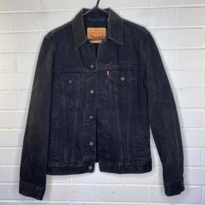 Levi Strauss & Co. Mens  Size M Denim Jacket Black  