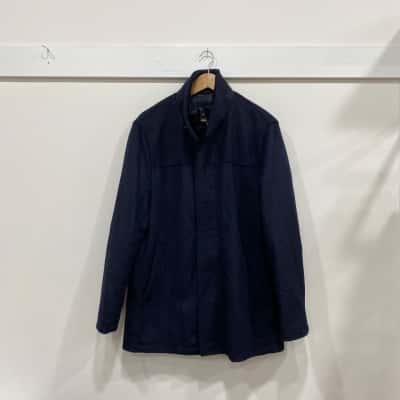 Gazman Mens  Size L Winter Jacket Black  / Blue 