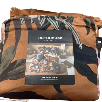 Linen House SuperKing Quilt Cover set (sh)
