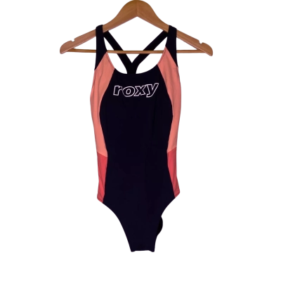 Roxy Womens  Size 10 / M Onepiece Bathers Black  / Orange 