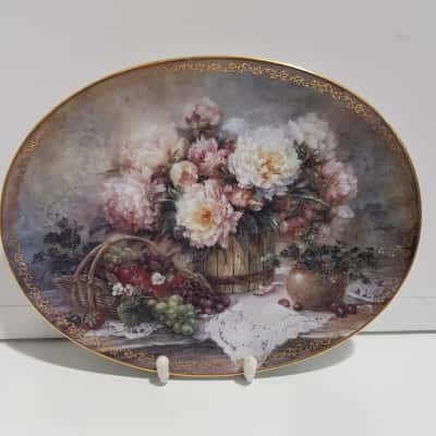"Garden Pleasures" by Lena Liu Bradford Exchange Plate