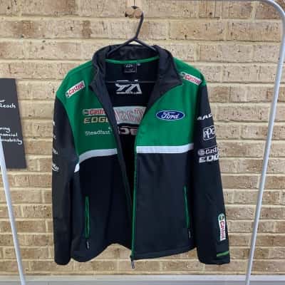 Kelly racing Mens castrol ford soft shell jacket Size XL 