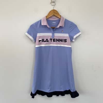 Fila Kids Blue Short Sleeve Tennis Dress Size 12 