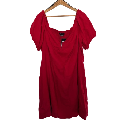 City Chic Size XL Red Dress