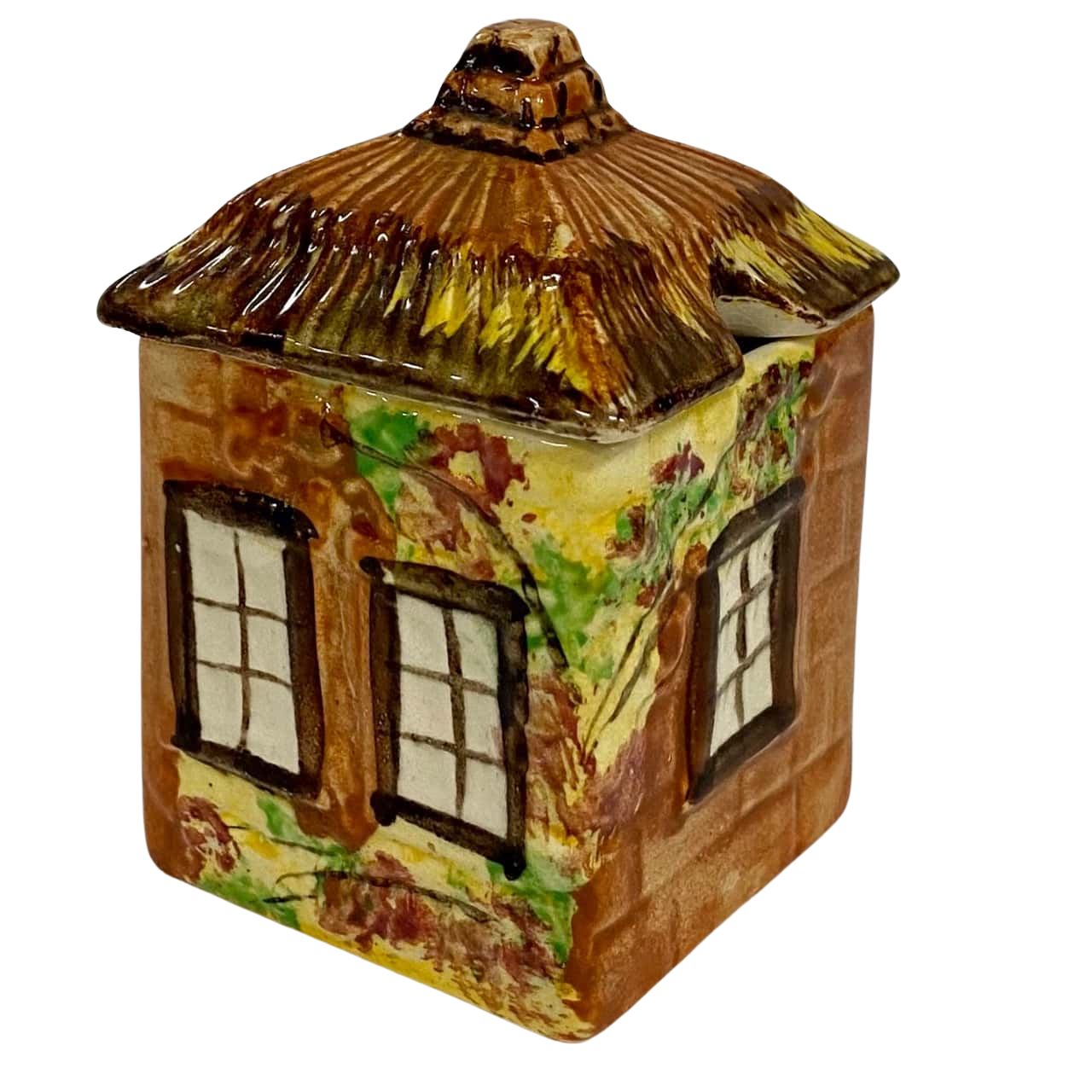 Price Bros Made in England Cottage Ware Jam/Sugar Container with Lid