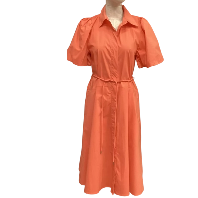 Zoe Kratzmann Womens  Size 0 Short Sleeve Dress  Orange 