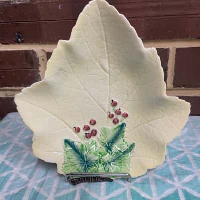Carlton Ware Yellow Leaf Plate