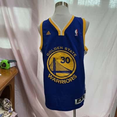 Adidas Golden state warriors Mens  Size S Jersey Blue 