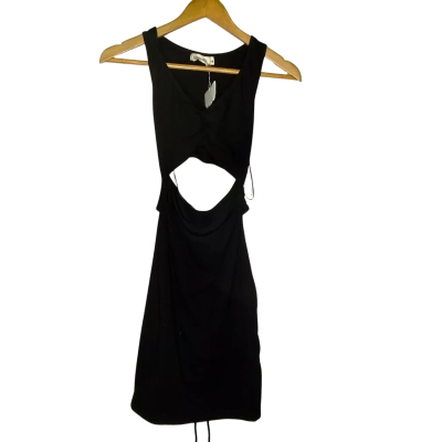  Womens  Size 10 Mini Dress Black  