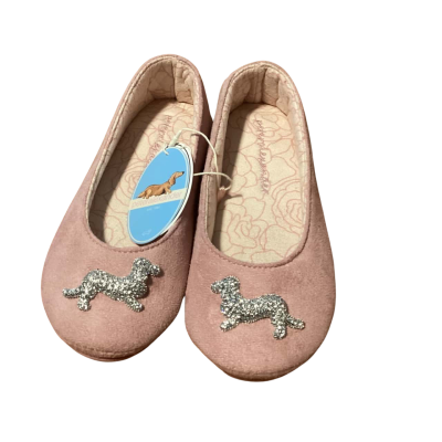 Peter Alexander BNWT ballet slippers  Size 7 Pink  / Silver 