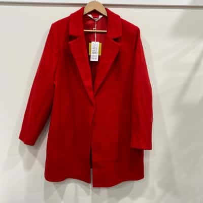 Virtuelle Womens Size 16 Winter Coat Red 
