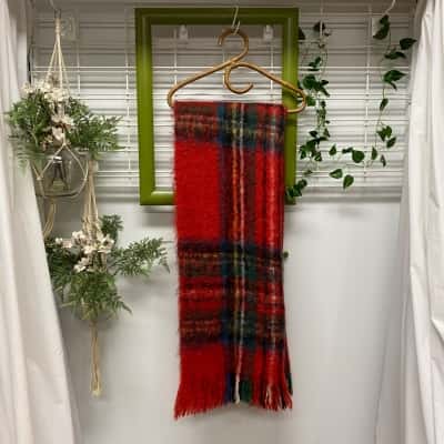 Vintage Holyrood St. Albans Pure Mohair Throw Made In Australia