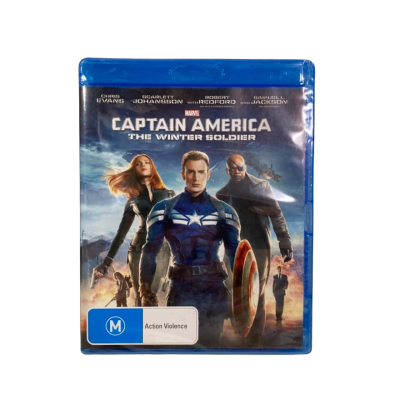 Captain America The Winter Soldier Blu-Ray Disc