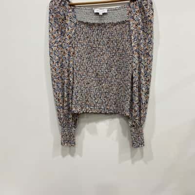 Witchery Womens  Size S Long Sleeve Top Multicoloured / Pattern 