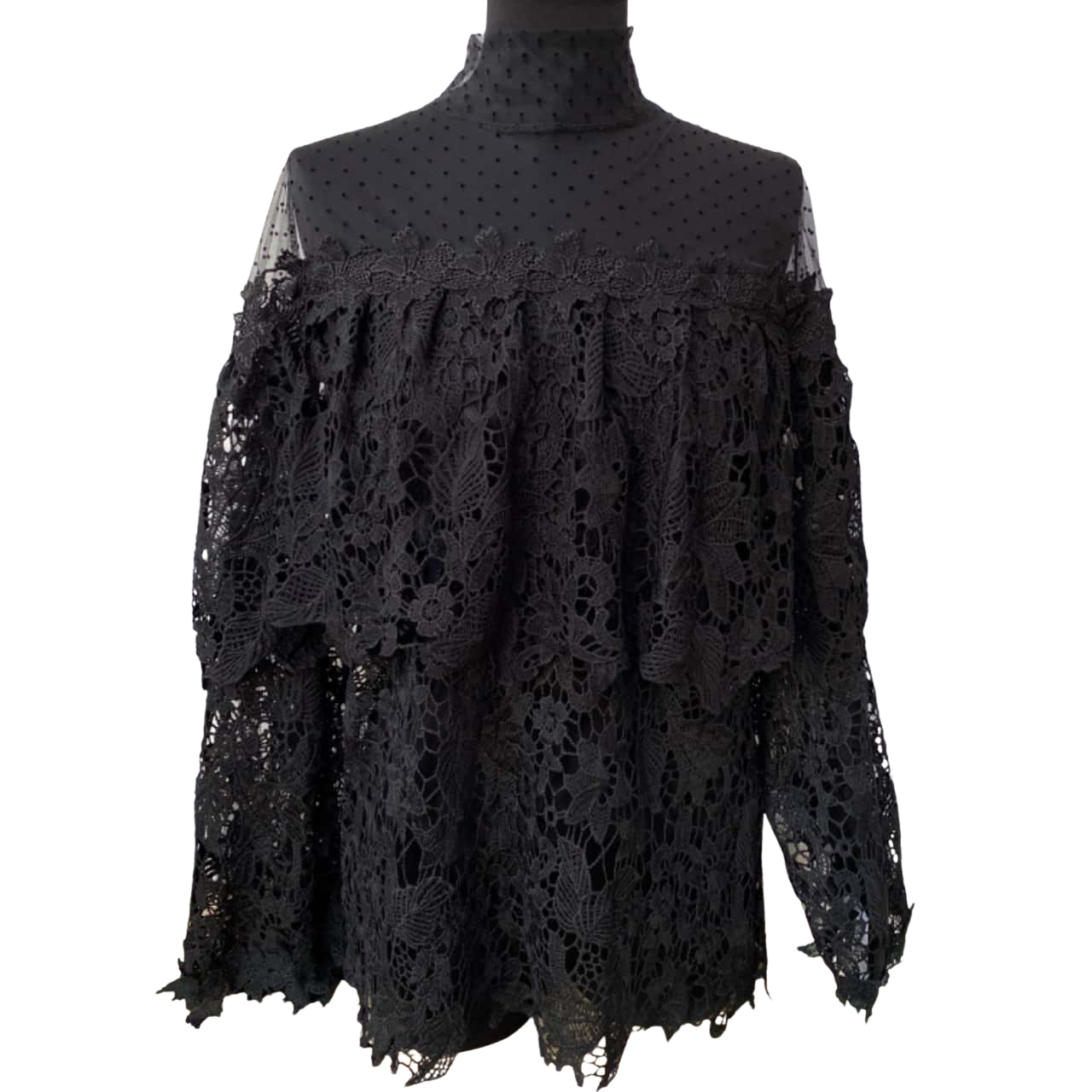 womens-order-plus-size-xl-black-lace-top-s