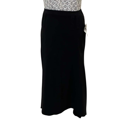Cue Womens  Size 8 Maxi Skirt Black  BNWT