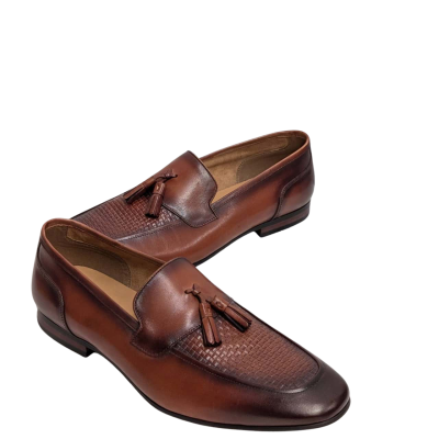 Dune London Mens Brown Leather Loafers