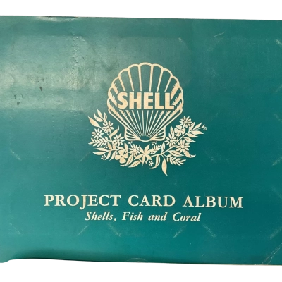 SHELL 1960’s collectable picture card Album -60 cards book 
