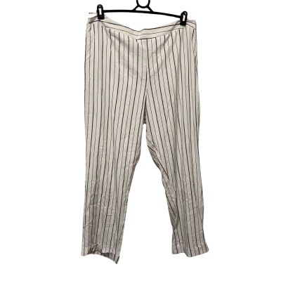 Liz Jordan Womens  Size 18 Casual Pants Black  / Striped / White 