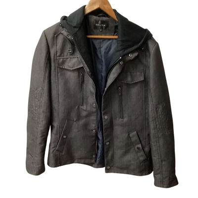 Politix Mens Winter Jacket Grey size M Ha 