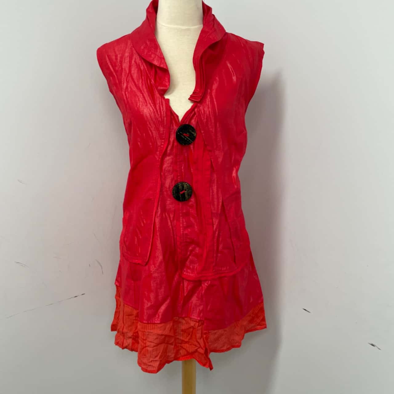 Vvers Australia Stunning Shimmer Wet Look Style Fabric Mini Dress