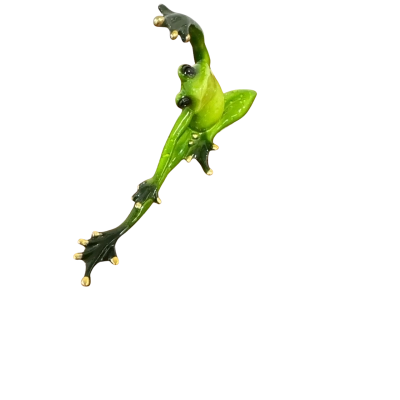 Resin Yoga Frog Figurine Collectible
