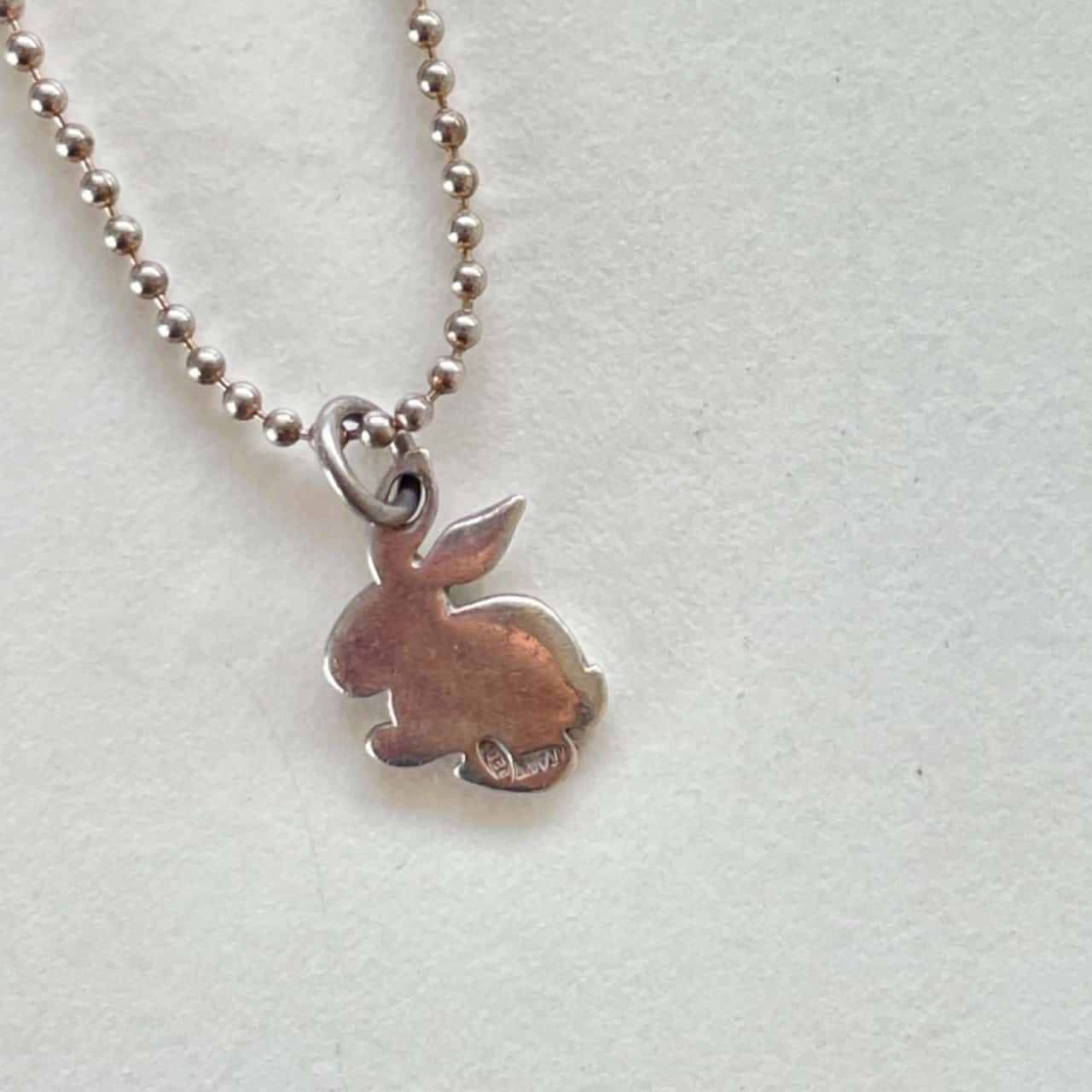 925 Sterling Silver Rabbit Necklaces (s)