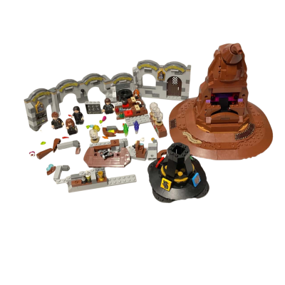 Harry Potter talking sorting hat and hogwarts castle charms class