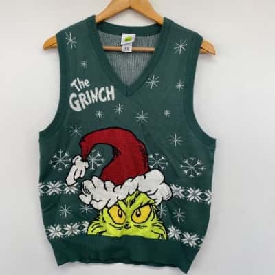 The Grinch Green Christmas Singlet Size XS