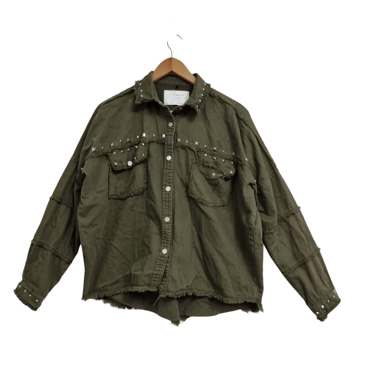 Zara Woman Womens Jacket Size M Army Green(s)