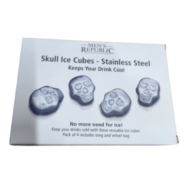Mens Republic Ice Cubes Stainless Steel NEW