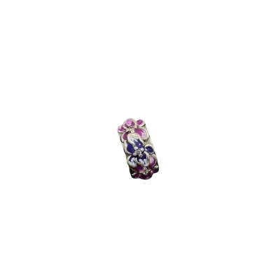 Silver 925 Floral Charm 