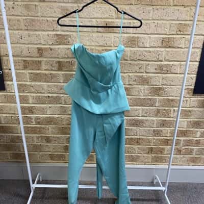  Womens lavish Alice Origami Folded Jumpsuit in Sage  Size 10 
