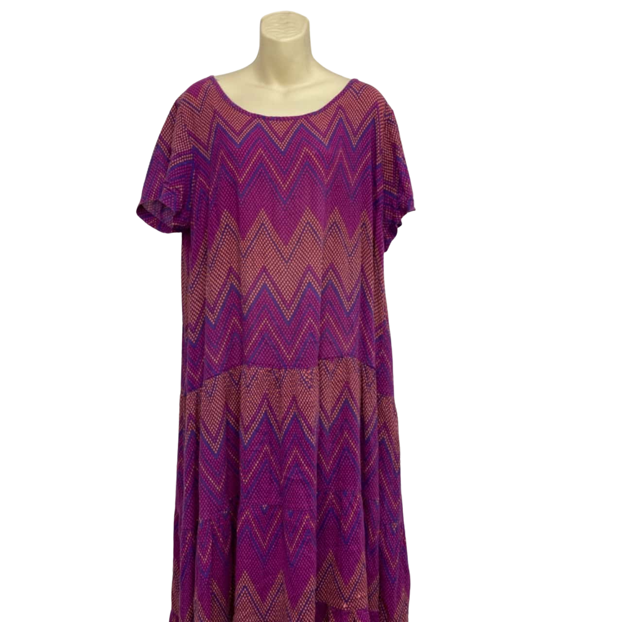 Victoria Hill Size 16 Purple Maxi Dress (s)