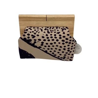  Womens Clutch Blue / Cream 