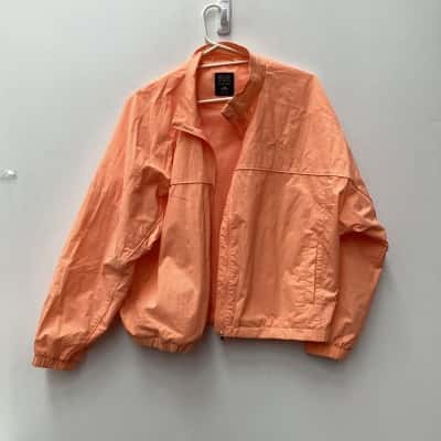 P.E Nation Womens neon Orange sports jacket 