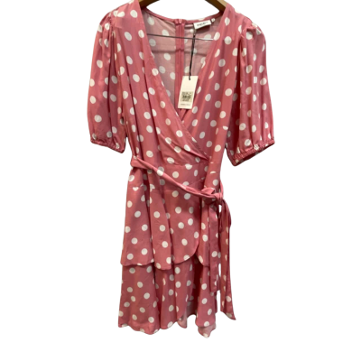 Jeanswest Womens  Size 10 Pink  / Polka Dot /  White dress