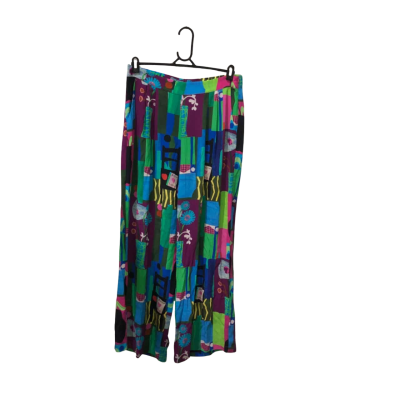 Gorman Define Love Blue/Green/Purple Pants Size 14 