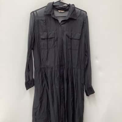 Gorman Womens  Size 10 Casual Dress Black  pockets 