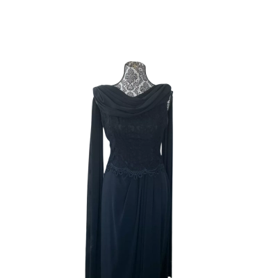Anthea Crawford Womens  Size 10 Maxi Dress Black  