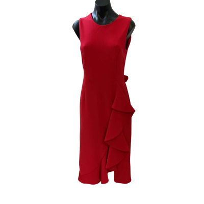 PIZZUTO  Womens  Size 10 Cocktail Dress Red 