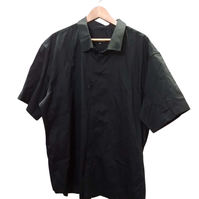 Tarocash Mens Size 5XL Short Sleeve Shirt Black  