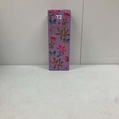 T2 Double Walled Glass Flask 300ml Butterfly 