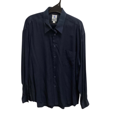 Abelard Mens  Size XL Business Shirt Navy Blue (k)