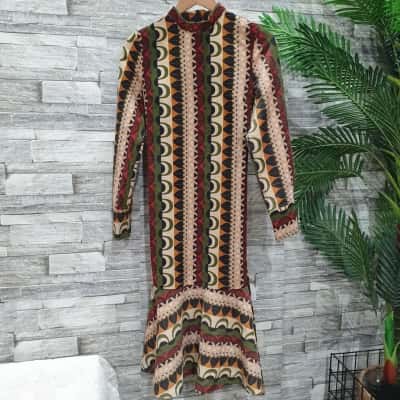 D.TWO Womens  Size M Maxi Dress Multicoloured / Pattern 