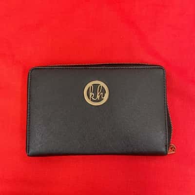 Kate Hill Womens Black  Organiser/Travel Wallet