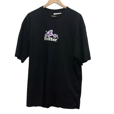 Butter Mens  Size XL Short Sleeve T-shirt Black  