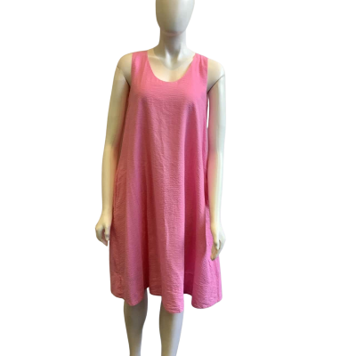 COS Women's Size EUR 36 Sleeveless Midi Dress Pink  