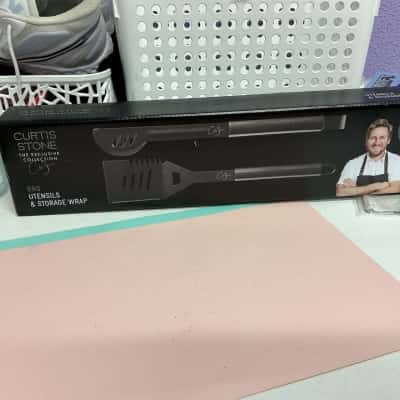 Curtis stone bbq utensils and storage wrap